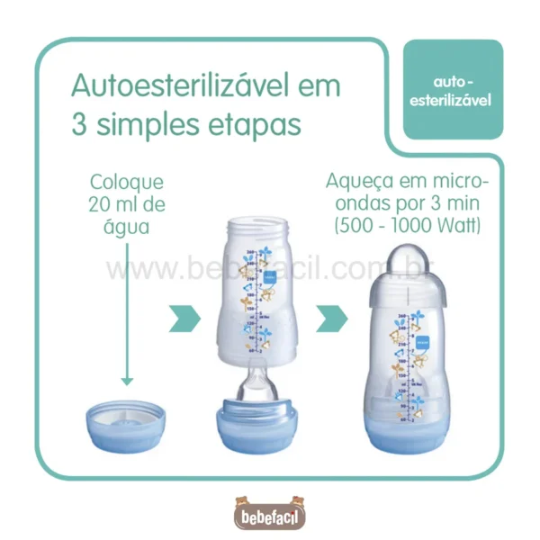 Mamadeira 320ml Easy Start Anticólica - Image 2